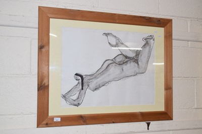 Lot 227 - Agnes Descoumps abstract study of a nude