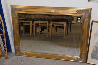 Lot 238 - A modern gilt framed wall mirror