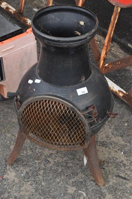 Lot 340 - An iron chiminea