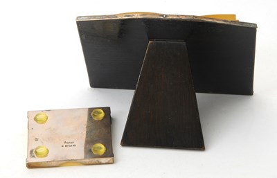 Lot 70 - Mixed Lot: An Asprey's silver notepad holder,...