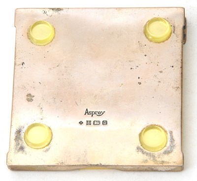 Lot 70 - Mixed Lot: An Asprey's silver notepad holder,...