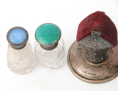 Lot 76 - Mixed Lot: A Bishop's mitre pin cushion,...
