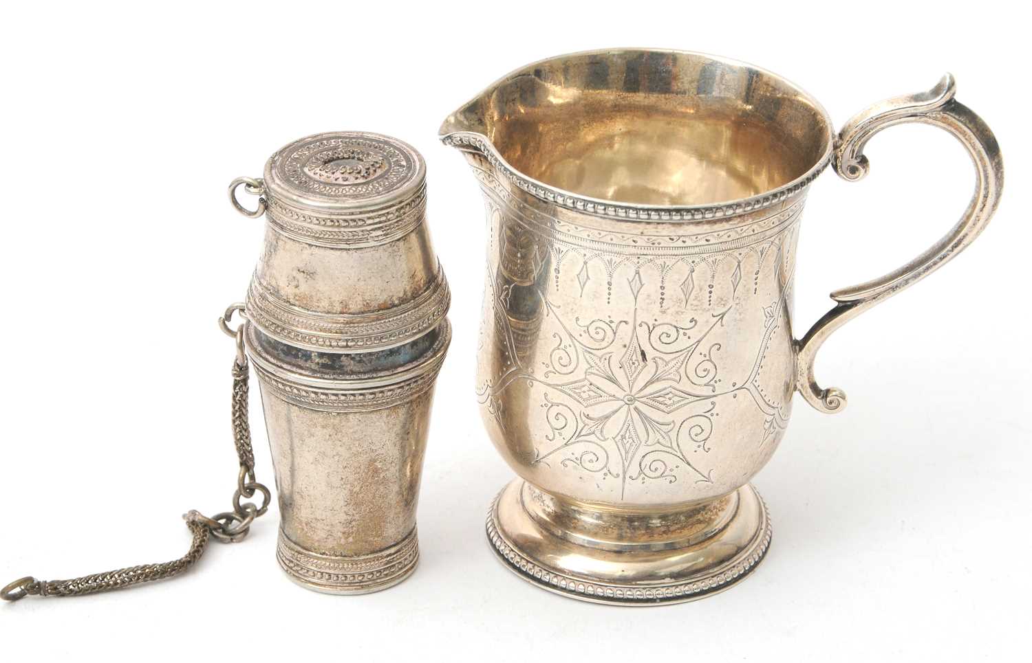Lot 84 - A late 19th Century Indian Colonial silver...