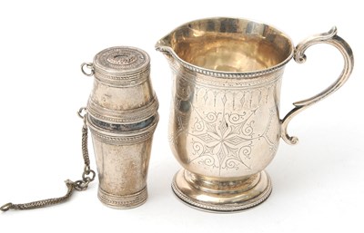 Lot 84 - A late 19th Century Indian Colonial silver...