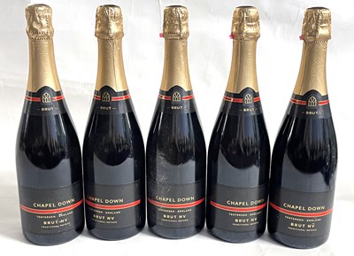 Lot 111 - Five bottles of Chapel Down Brut NV, (5)