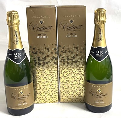 Lot 113 - Oudinot vintage Brut Champagne 2008, boxed, (2)