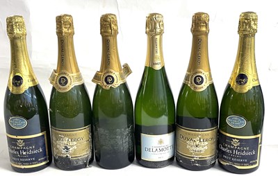 Lot 114 - Six assorted champagnes (6)