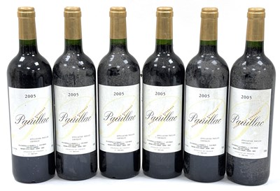 Lot 135 - Pauillac Grand Vin de Bordeaux, 2005, (7)