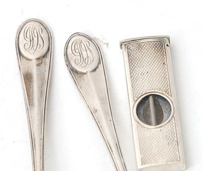 Lot 96 - Mixed Lot: A George VI silver baby's...