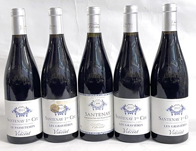 Lot 146 - Four bottles of Jean Marc Vincent Santenay 1er...