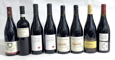 Lot 159 - Eight assorted reds, including Domaine Les...