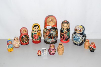 Lot 502 - A collection of Russian dolls