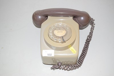 Lot 532 - A vintage wall mounted telephone