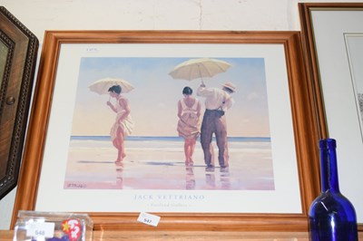 Lot 547 - A Jacque Vettriano coloured print