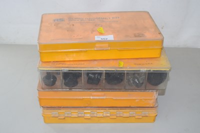 Lot 552 - Four boxes of blind gromet kits, fuses etc