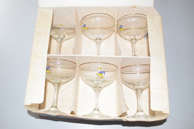 Lot 560 - A case of Babycham glasses