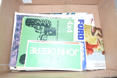 Lot 562 - A box of various tractor related booklets