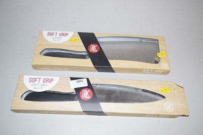 Lot 568 - Two boxed cooks knives
