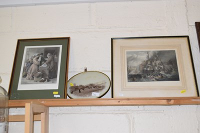 Lot 571 - A group of three framed prints to include The...