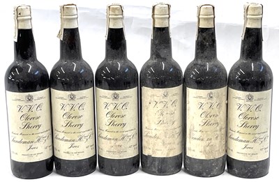 Lot 187 - Sandeman V.V.O Oloroso Sherry, (6)