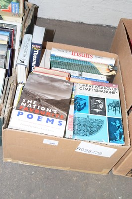 Lot 590 - One box of mixed books