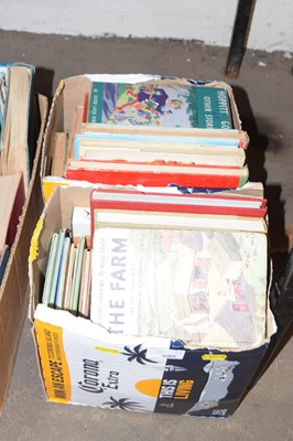 Lot 595 - Two boxes of mixed books