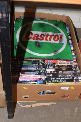 Lot 599 - One box of DVD's