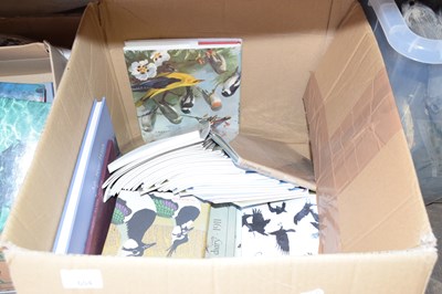 Lot 604 - One box of books ornithology interest and a...