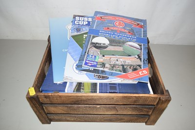 Lot 608 - One box of various football programs