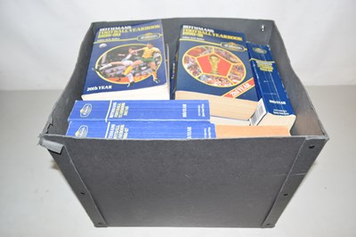 Lot 628 - Box of Rothmans football yearbooks