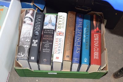 Lot 630 - One box of modern hardback books to include...