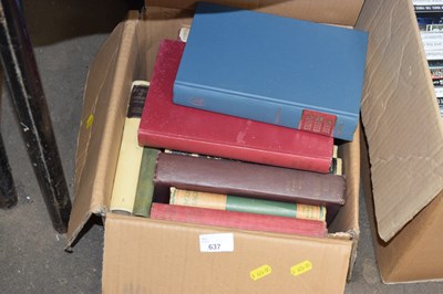 Lot 637 - One box of mixed books