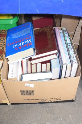 Lot 640 - One box of mixed books