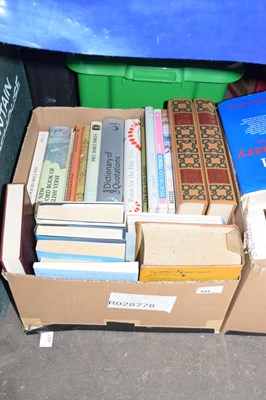 Lot 641 - One box of mixed books