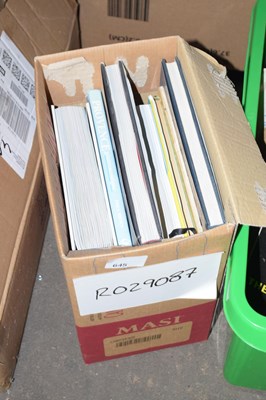 Lot 645 - One box of mixed books