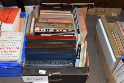 Lot 649 - One box of children's books, travel interest etc