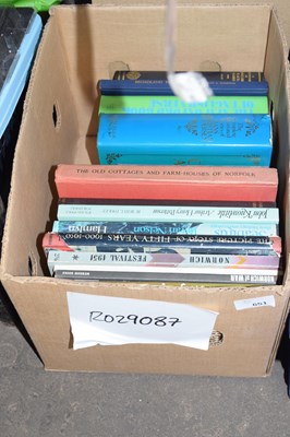 Lot 651 - One box of books to include local interest