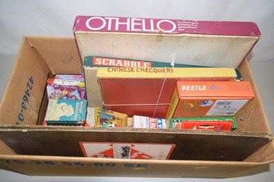 Lot 677 - One box of assorted board games