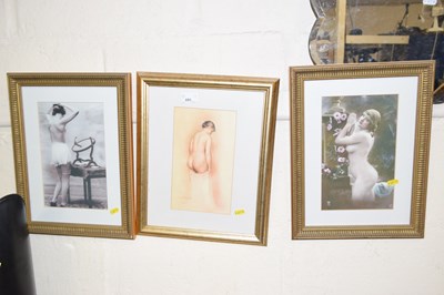 Lot 691 - Group of three reproduction portrait prints of...
