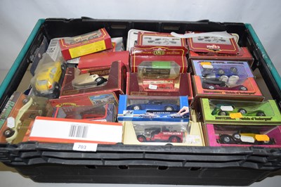 Lot 703 - Box of Corgi and other toy vehicles