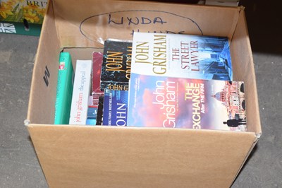 Lot 714 - One box of books, John Grisham