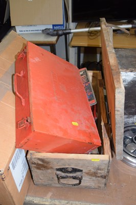 Lot 797 - Two tool boxes and contents