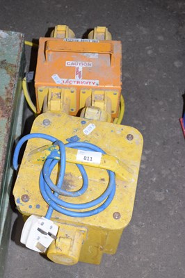 Lot 811 - Two 110v convertors