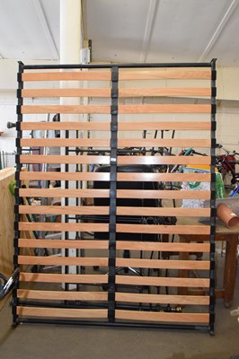 Lot 822 - A modern iron King Size bed frame