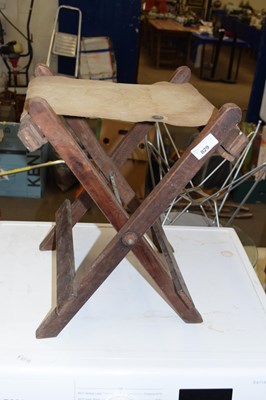 Lot 829 - Small folding stool