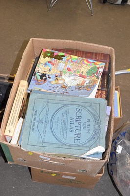 Lot 864 - Three boxes of assorted books