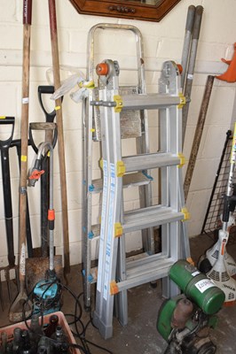 Lot 882 - A Little Giant ladder system and a further...