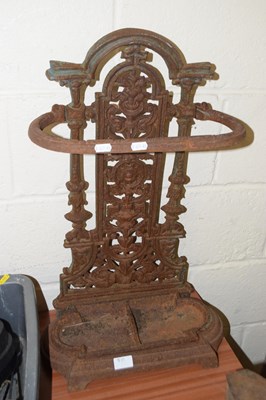 Lot 909 - Cast iron stick stand