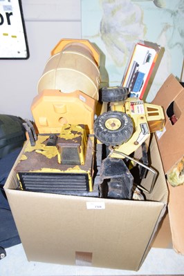 Lot 718 - Box of various play worn Tonka toys and others