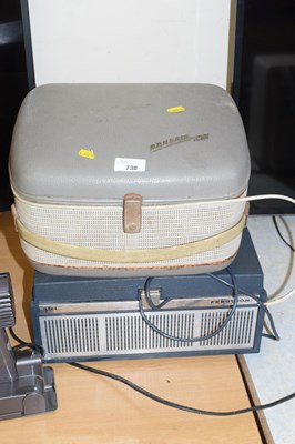 Lot 738 - A Grundig TK24 reel to reel tape player...